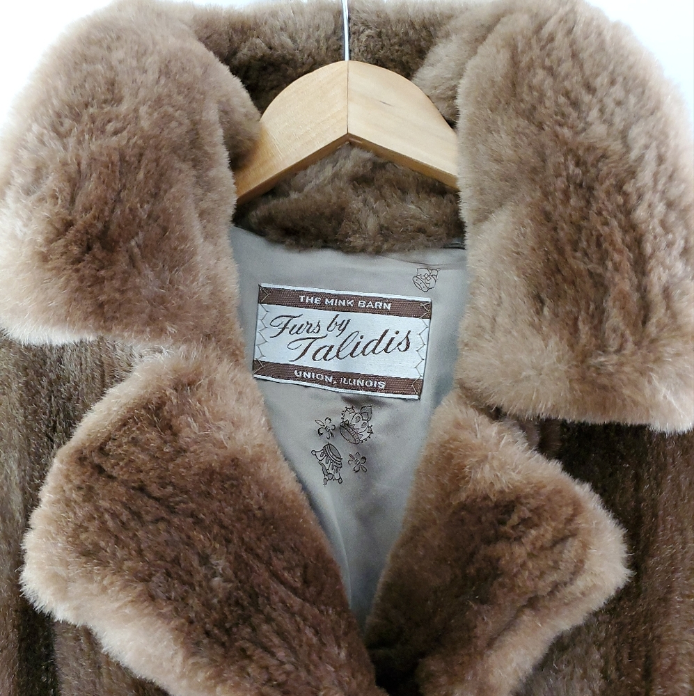Warm Brown Teddy Jacket with Plush Texture